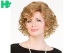 Ladies Fluffy Short Synthetic Wigs High Temperature Wire