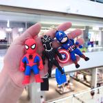 3D Soft PVC Rubber Cartoon Silicone Doll PVC Key Chain with Customized Logo