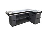 Simple Rustless Cash Register Counter Stand For Hypermarket Gray Color