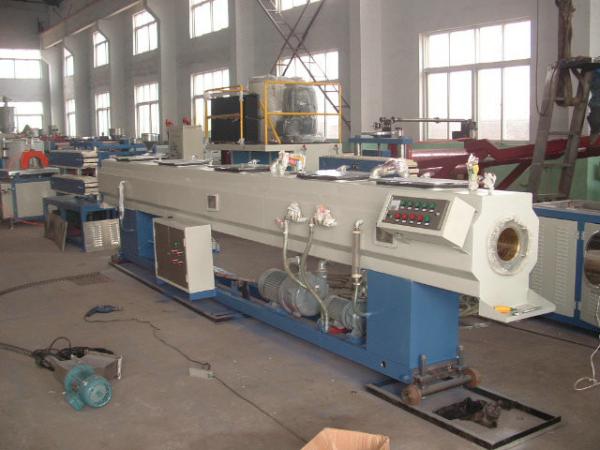 PVC Drainage Pipe Twin Screw Extruder , CPVC / UPVC Electric Pipe Production