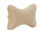 Dog Bone Shape Custom Car Neck Pillow PU Foam with Fastening Strap