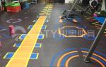 Functional Targeting Training color stable Antibacterial Rubber Workout Flooring