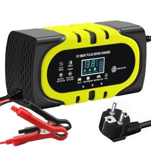 Wholesale Top Selling 12V 6A 10A 15A 20A 7-Stage Smart Motorcycle Car Lead-Acid Battery Charger with Automatic Identification from china suppliers