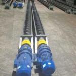 Sewage Stainless Steel Auger Conveyor , 500mm Industrial Screw Conveyors
