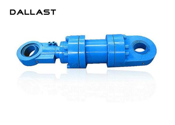 Alloy steel Industrial Hydraulic Cylinder Telescopic Piston Double Acting Dam