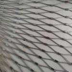Stainless steel wire mesh trellis
