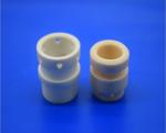 High Working Temperature Refractory 99% Al2O3 Yellow Ceramic Pipe / Tube / Pump
