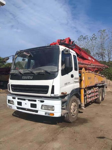 Truck Mounted Pump Concrete Boom Pump Delivery with Vibrating Amplitude 2.6mm