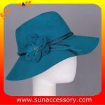 9111148 Sun Accessory customized winner fashion 100% wool felt hats, women hats