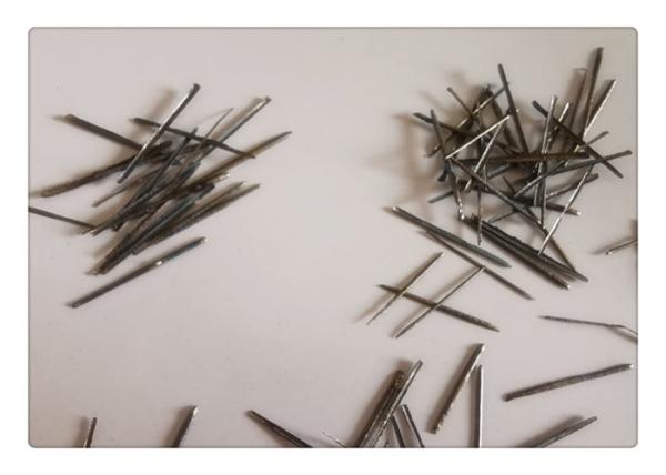 Crescent Melt Extracted Stainless Steel Fiber Heat Resistance For Refractory