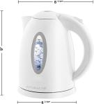 Electric Kettle for Coffee Tea Pot Braising Cups 1.7L BPA-Free Fast Boiling Fire