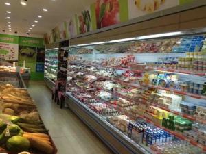 China Energy Saving Supermarket Display Chiller , Multipurpose Food Chiller Display on sale