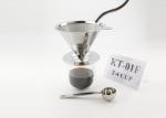 Paperless Stainless Steel Coffee Maker Gift Set 4 Cups With Fixed Base