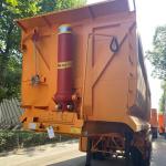 SHACMAN CIMC 3 Axle Mining U Shaped Semi Trailer Tipper Dump Truck