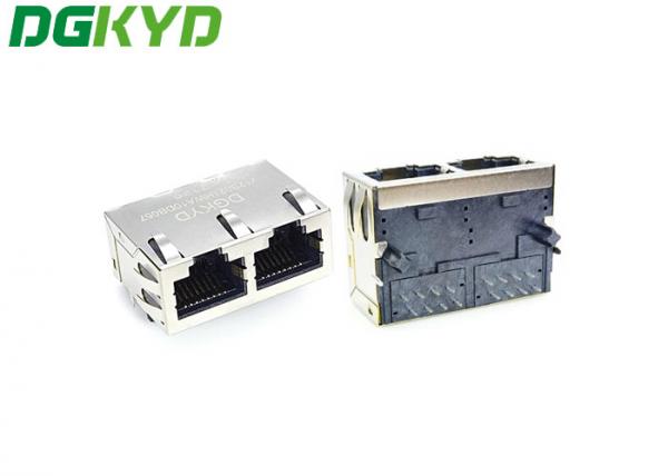 Quality 15.7MM width RJ45 Shielded Connector 10p8c Right Angle RJ45 keystone jack for sale