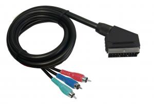 Wholesale scart to 3RCA component cable RGB cable from china suppliers