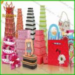 Pink and Orange Colorful Gift Box Paper Box Packaging Recycable Paper Box
