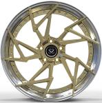 Chevrolet Corvette 2PC Forged Aluminum Alloy Rims C05 9Jx19 Polished Bronze Disc