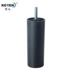 KR-P0384 PP Material Replacement Plastic Couch Legs Matt Round Shape 120mm
