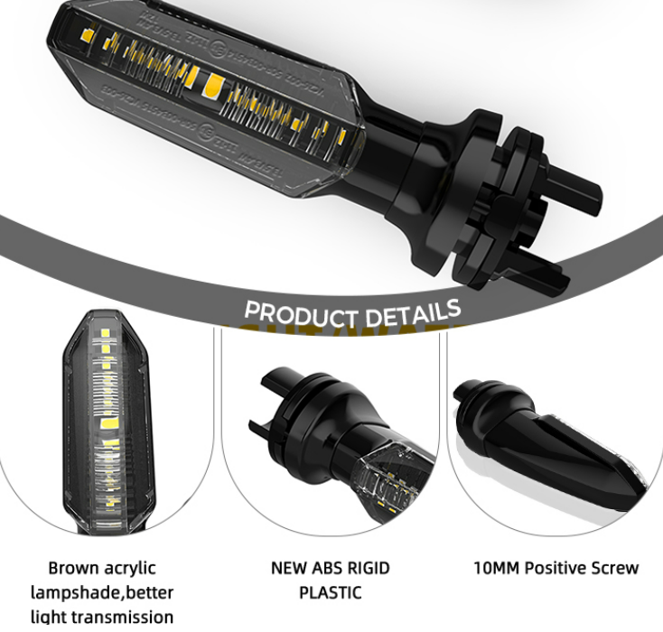 DC12V Voltage ABC PC Material YAYE Water Lamp Motorcycle Turn Signal Indicators Light