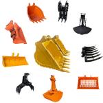 Q355B MN400 Hardox500 Excavator Bucket 0.8 1 Cbm For CAT320 ZX200 DX200 SY205C