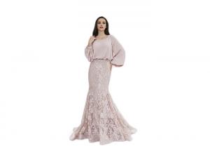 Wholesale Elegant Design White Color Long Sleeve Prom Dresses , Long Sleeve Gowns For Party from china suppliers