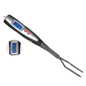China Durable Meat Probe BBQ Meat Thermometer / Digital Food fork Thermometer With LCD Digital Screen on sale