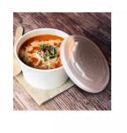 Snack Food Take Away White Printed 32 Oz Disposable Soup Bowl