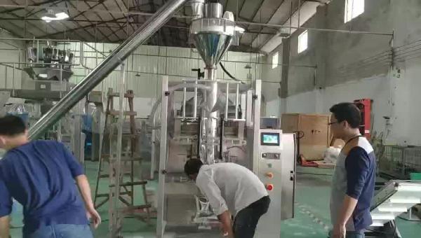 Quality Automatic high speed vertical sachet soap bleaching auger filler mix industrial powder dispenser filling packing machine 1kg 5kg for sale
