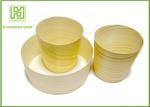 Eco-friendly Disposable Wooden Round Cup for Food with Different Size