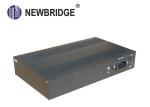 Single fiber 2 fiber 10 100 1000M industrial fiber ethernet switch 4 RJ45 media