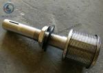 Thread Wedge Wire Screen Pipe Stainless Steel For Water Filter Treatment