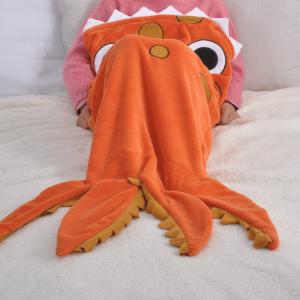 Wholesale Machine Washable Fleece Mermaid Tail Blanket Kids Fun Cosy Fleece Blanket from china suppliers
