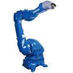 Painting 6 Axis Robotic Arm Yaskawa MPX2600 With CNGBS Gun Cleaning Station For