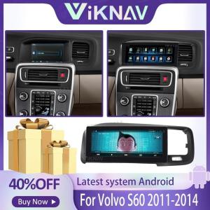 Wholesale For 2011-2014 Volvo S60 8.8 Inch Android Touch Screen Stereo Navigation GPS Multimedia Player Wireless Carplay 4G from china suppliers