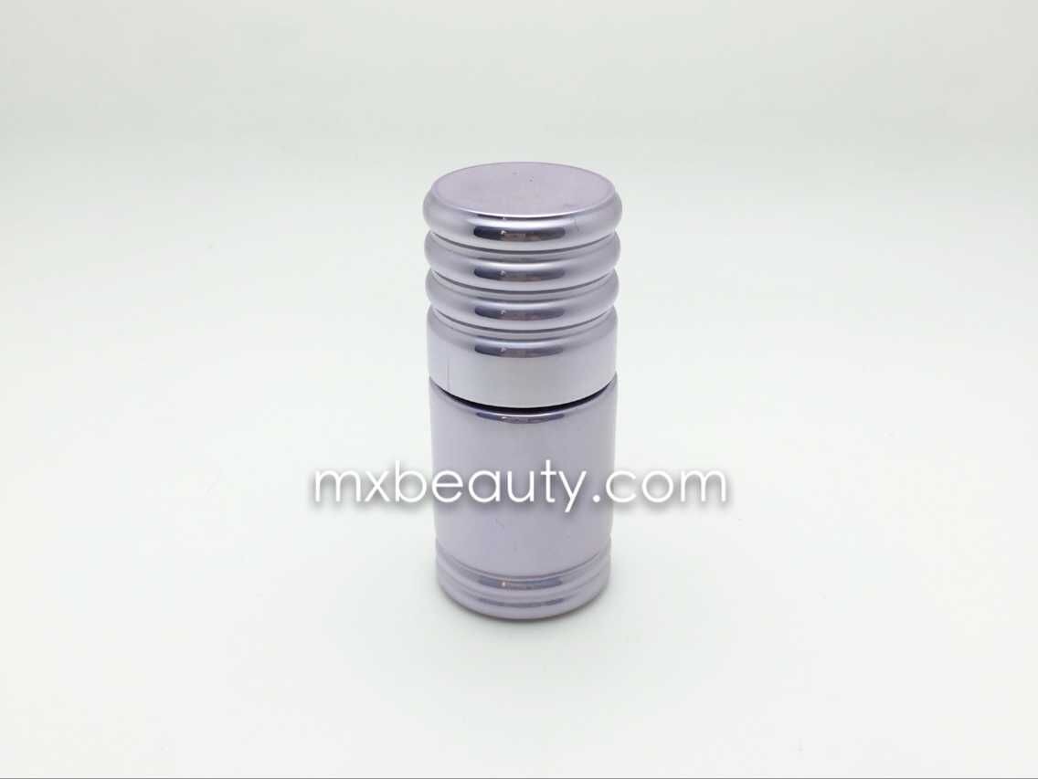 thick and strong powder coating gel polish bottle metallic color uv resistance light blocking nail polish packaging