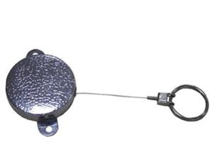 Wholesale Sheathed Steel Cable Metal Split Rings , Retractable Reels Split Metal Key Rings from china suppliers