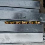 50*5*6000mm Galvanized Steel Flat Bar A36 Q235B Hot Dipped Iron Square