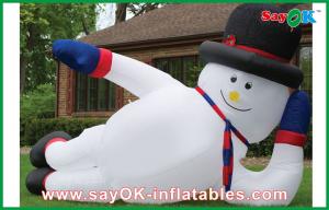China Giant Christmas Inflatable Decoration Snowman Inflatable Holiday Decorations on sale