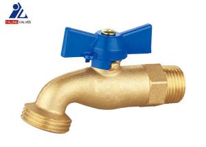 Wholesale Aluminum Handle HPB57 Brass Bibcock Valve Ball Wear Resistance from china suppliers