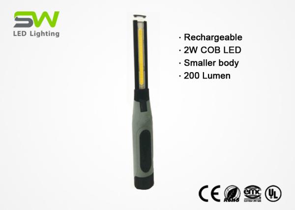 Small Body Rechargeable LED 2W 200 Lumen Inspection Light For Painting And