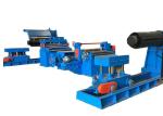 Simple Hydraulic Metal Slitting Line / Blue Sheet Metal Slitter Machine