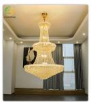 JYLighting Luxury Large LED Chandelier Contemporary Magnificent Crystal Pendant