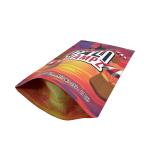 28g Child Resistant Mylar Stand Up Pouches With Childproof Zipper For Snack