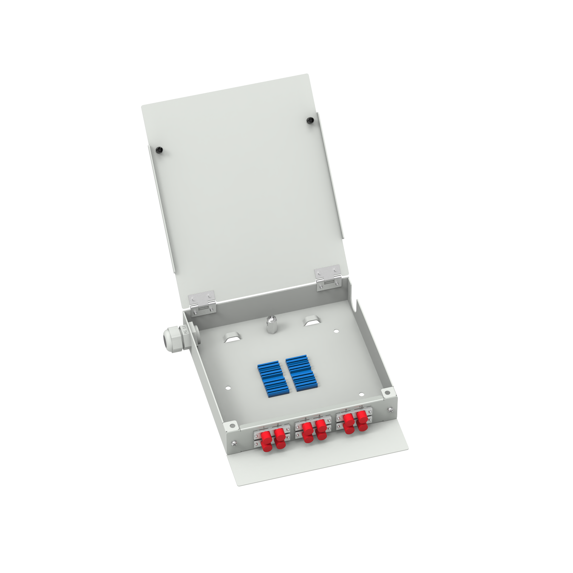 ODN Network 12 Cores FC UPC Fiber Optic Distribution Box Used for FTTH/FTTX Terminal