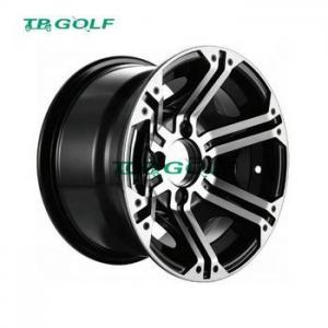 Wholesale Club Car Chrome 8  Golf Cart Wheel Covers Set Of 4 Deep Dish Shiny Black from china suppliers