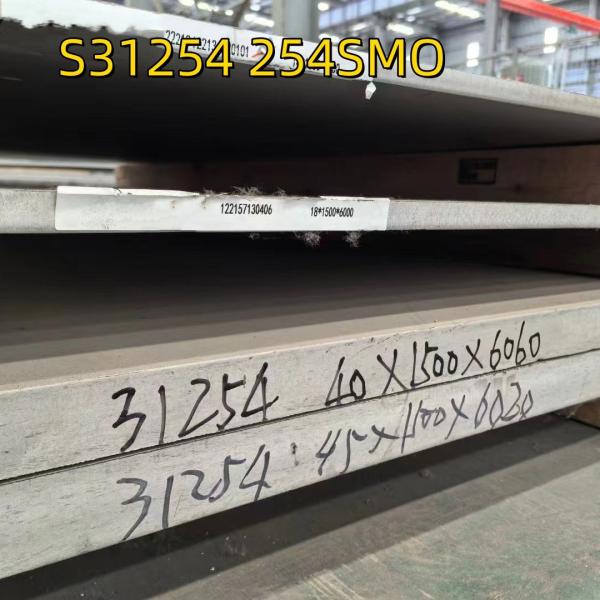 ASTM A240 SS 254SMO S31254 Thick 6mm x 4' x 8 Stainless Steel Plate DIN 1.4547