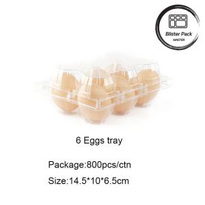 Wholesale Transparent Plastic Egg Tray 4 To 30 Egg Capacity Blister Box Packaging from china suppliers