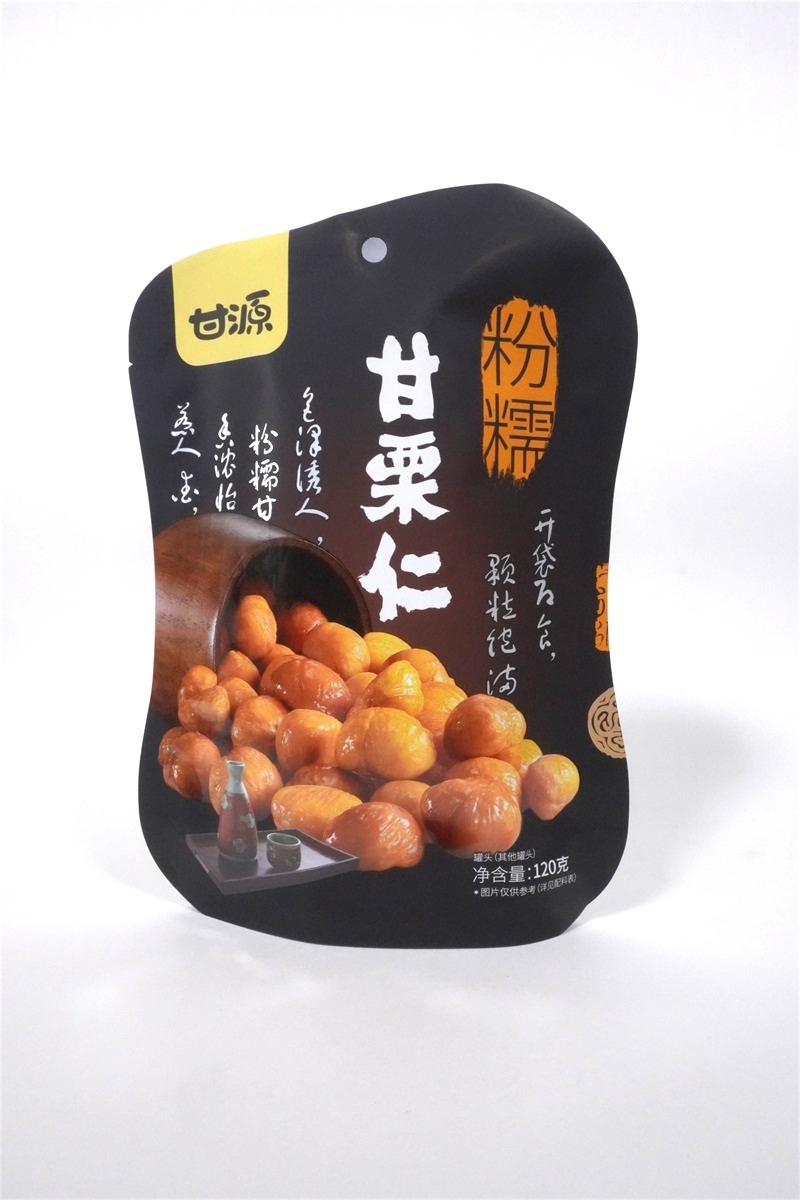 Printing Aluminum Foil Barrier Shape Plastic Laminated Special POS Bag For Nuts