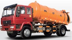 Wholesale KEG Piple Nozzle 60 Meters Sewer Cleaning Truck / 8 CBM Vacuum Sewage Drainage Truck from china suppliers